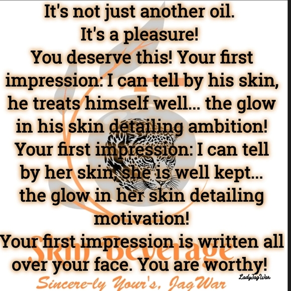 Skin Beverage made of 9 beneficial oil's 100% coldpressed in 1 bottle.